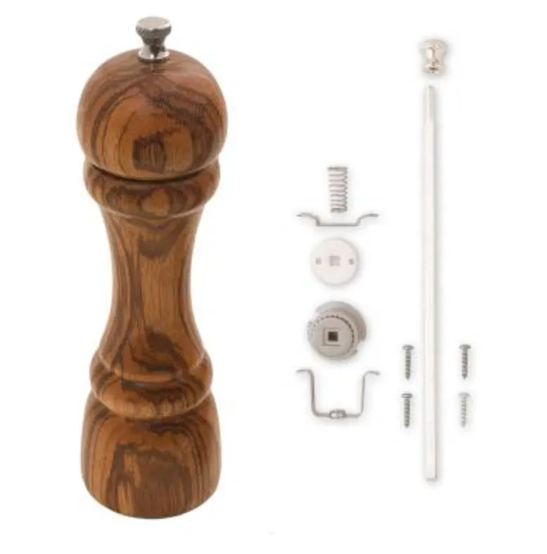 10 in. Professional Stainless Steel Peppermill Kit