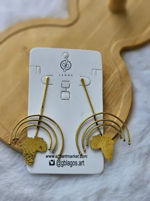 Afro-Comb Earrings