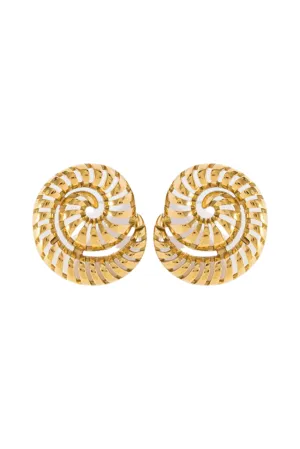 Aiza Shell Statement Earrings