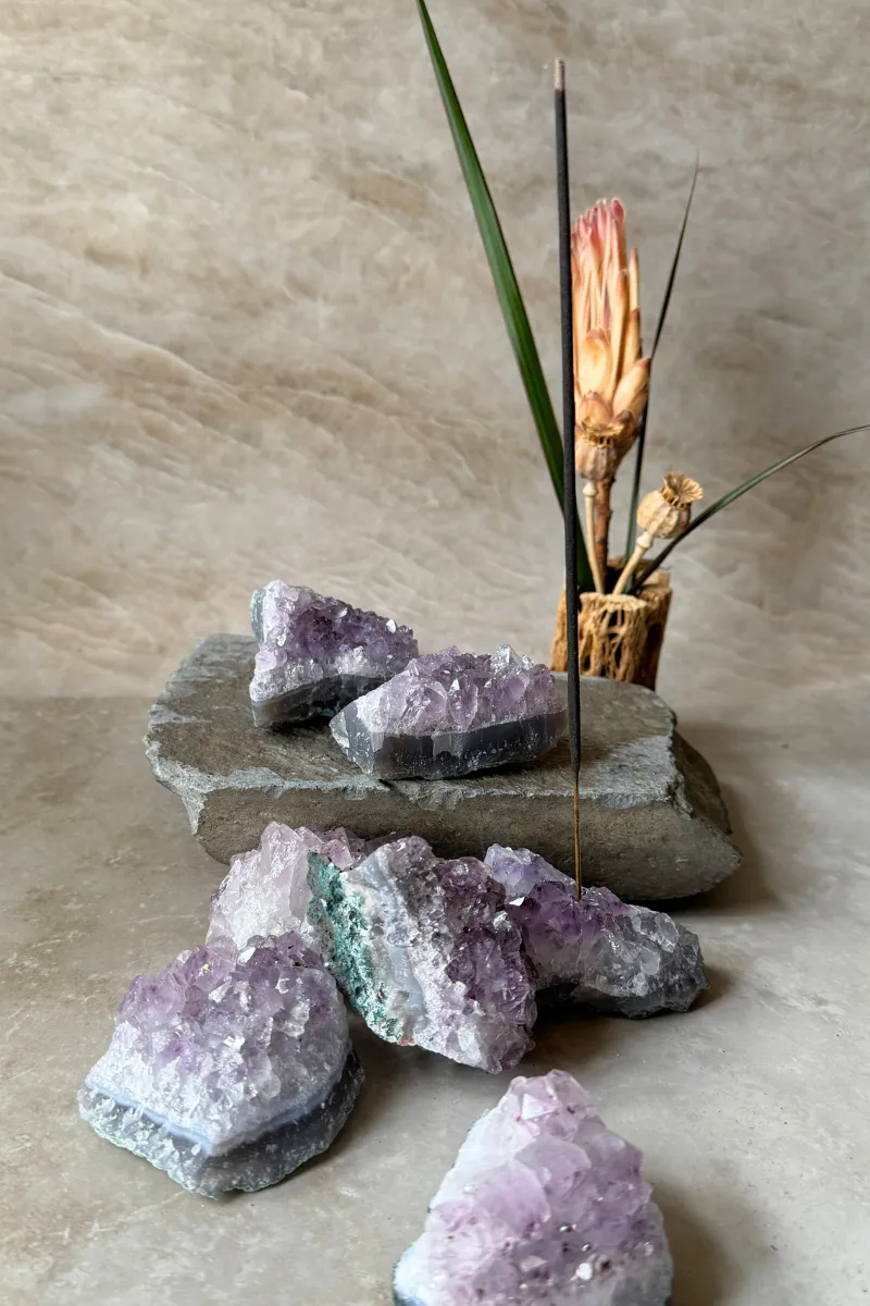 Amethyst Incense Holders