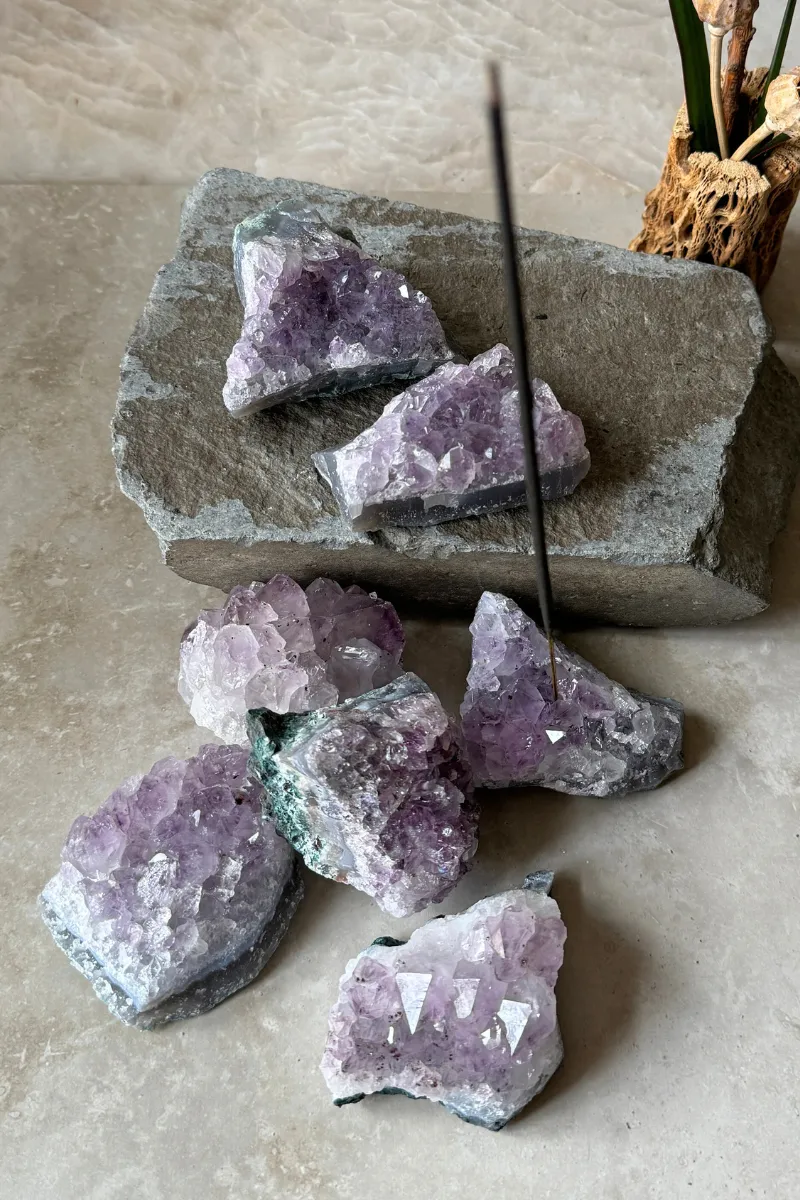 Amethyst Incense Holders