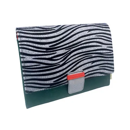 Animal Print Zebra Travel Wallet