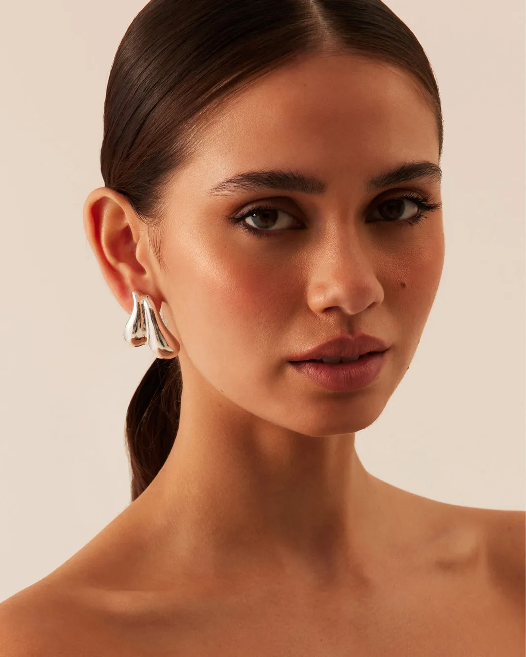 ARAMINTA EARRINGS - DARK SILVER