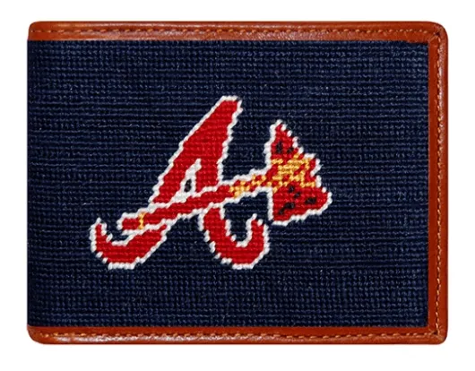 Atlanta Braves Needlepoint Bi-Fold Wallet