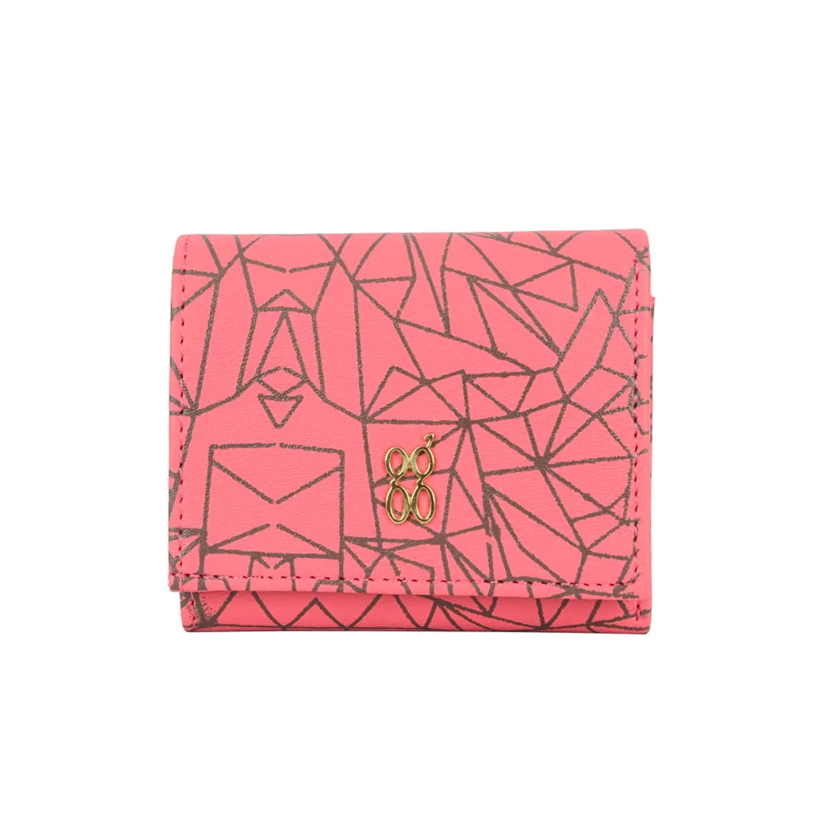 Baggit Women's 3 Fold Wallet - Extra Small (Pink)