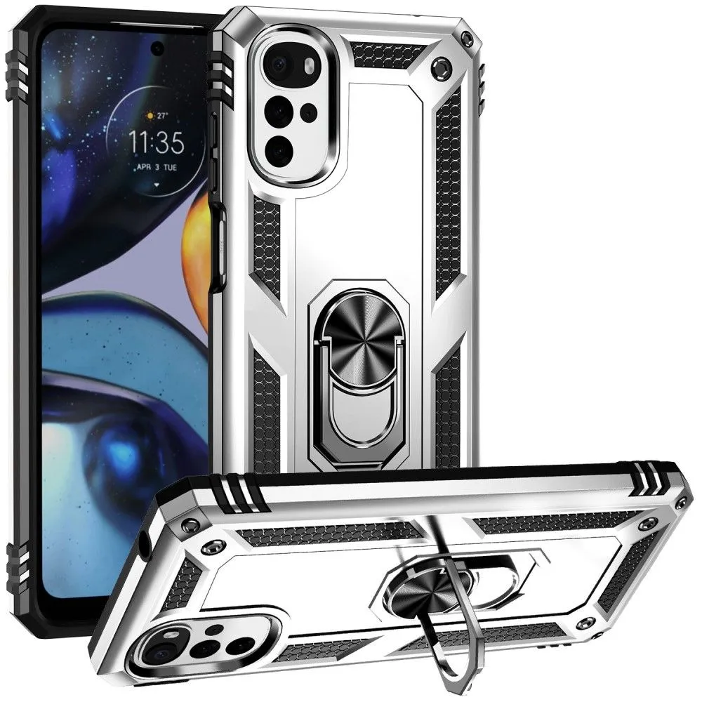 Bofink Combat Motorola Moto G22 case - Silver