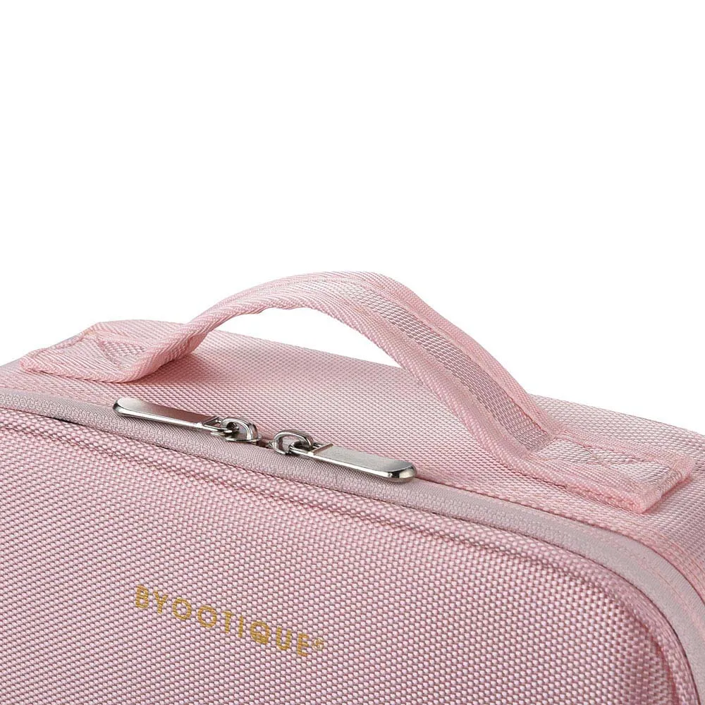 Byootique Makeup Train Case Travel Small Makeup Bag