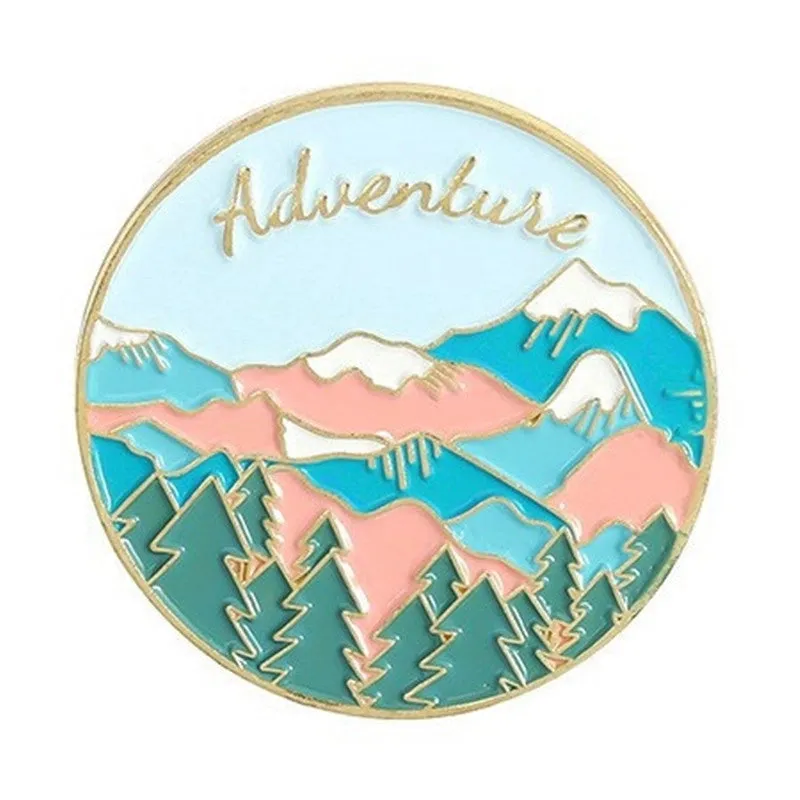 Cartoon Style Cowboy Style Sun Moon Scenery Alloy Stamping Stoving Varnish Plating Unisex Brooches