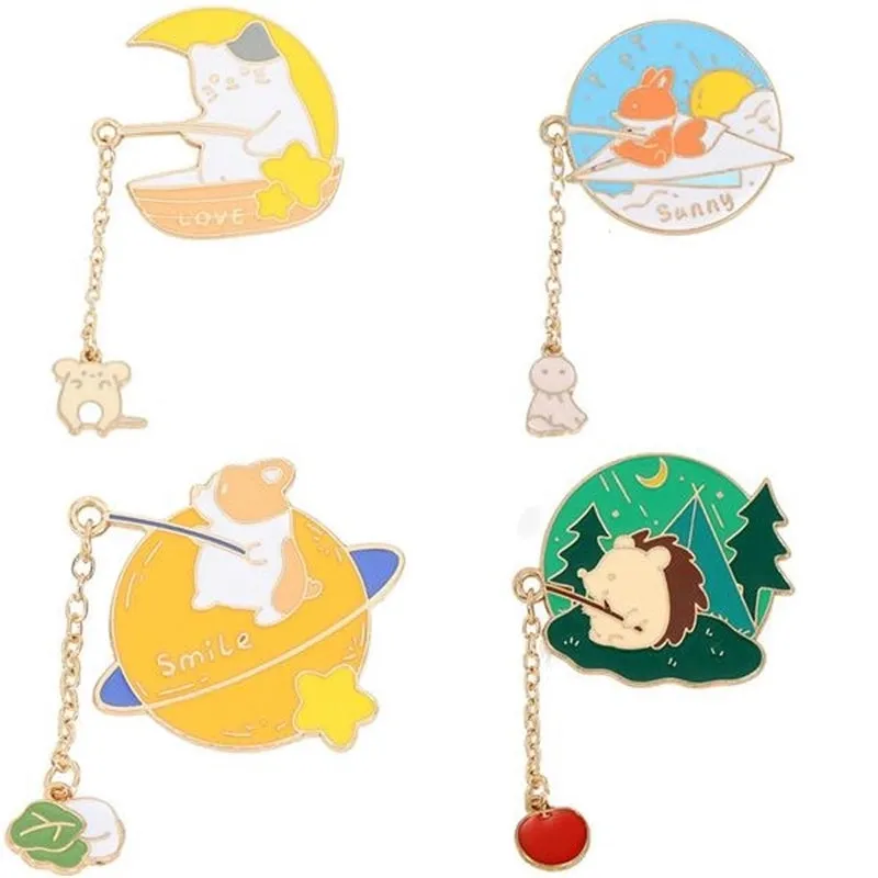 Cartoon Style Cute Animal Alloy Women's Brooches