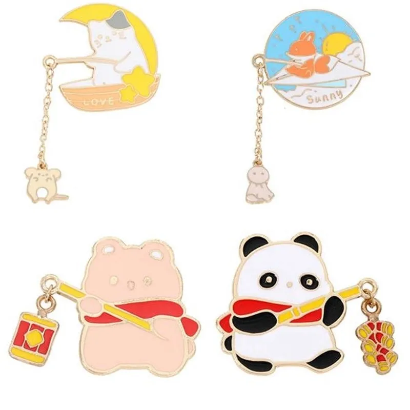 Cartoon Style Cute Animal Alloy Women's Brooches