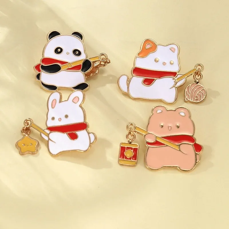 Cartoon Style Cute Animal Alloy Women's Brooches