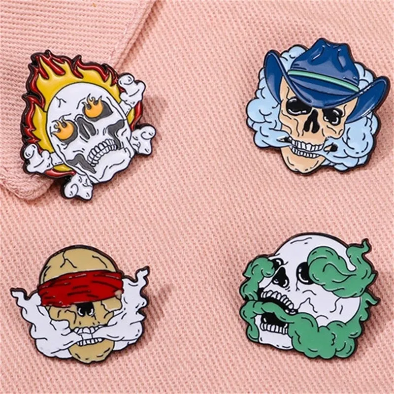 Cartoon Style Funny Color Block Alloy Unisex Brooches