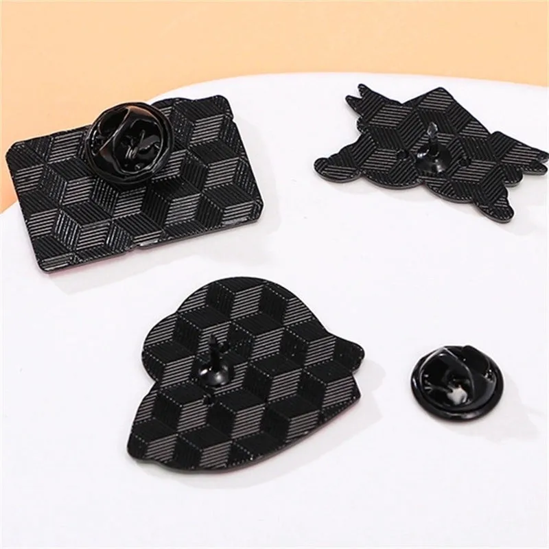 Cartoon Style Funny Color Block Alloy Unisex Brooches