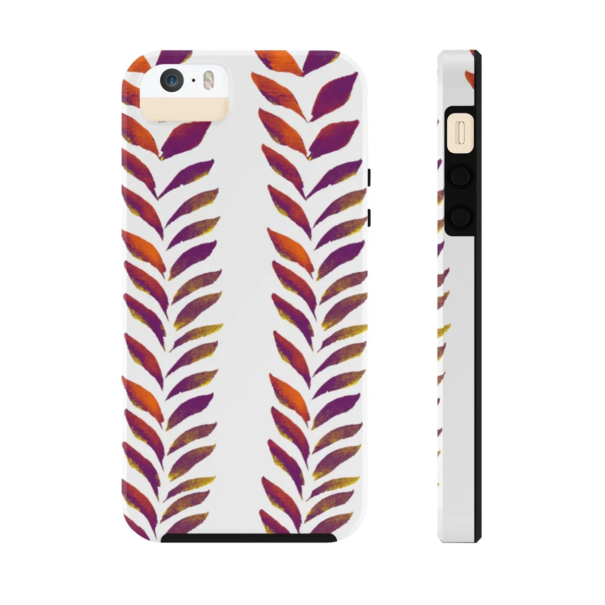 Case Mate Tough Phone Cases Purple Leaves