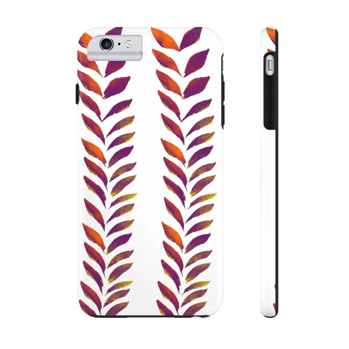 Case Mate Tough Phone Cases Purple Leaves