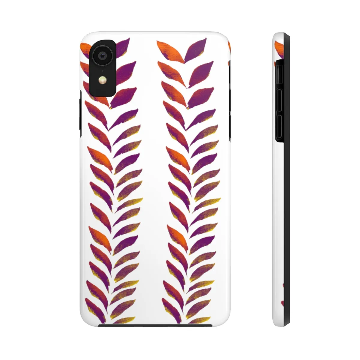 Case Mate Tough Phone Cases Purple Leaves