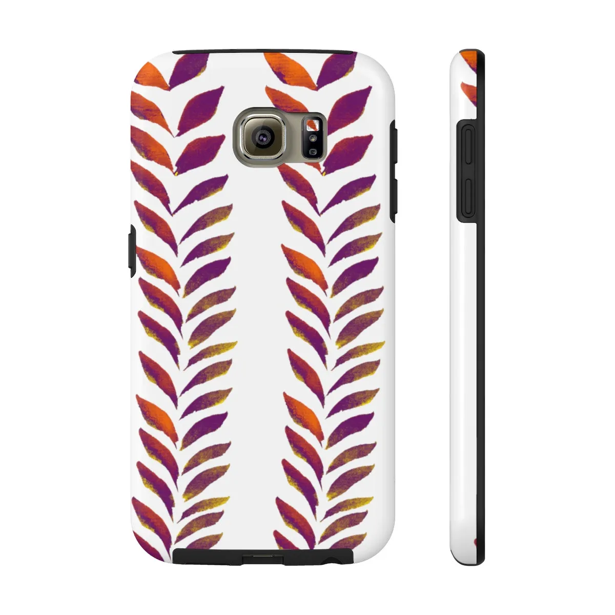 Case Mate Tough Phone Cases Purple Leaves