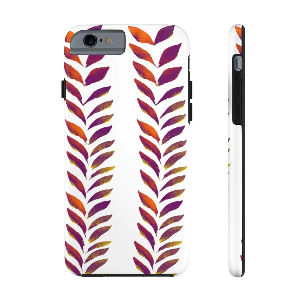 Case Mate Tough Phone Cases Purple Leaves