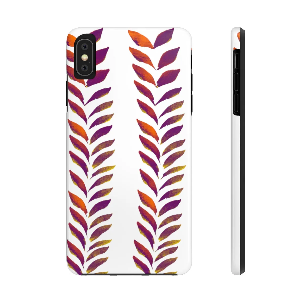 Case Mate Tough Phone Cases Purple Leaves