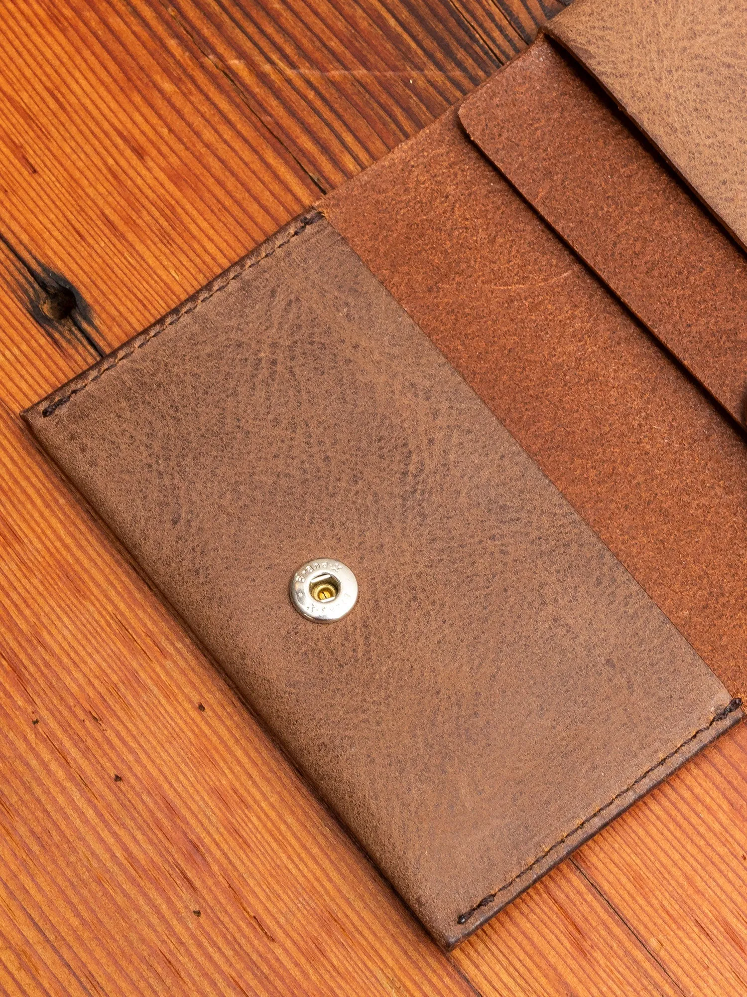 Compact Card Case in Choco