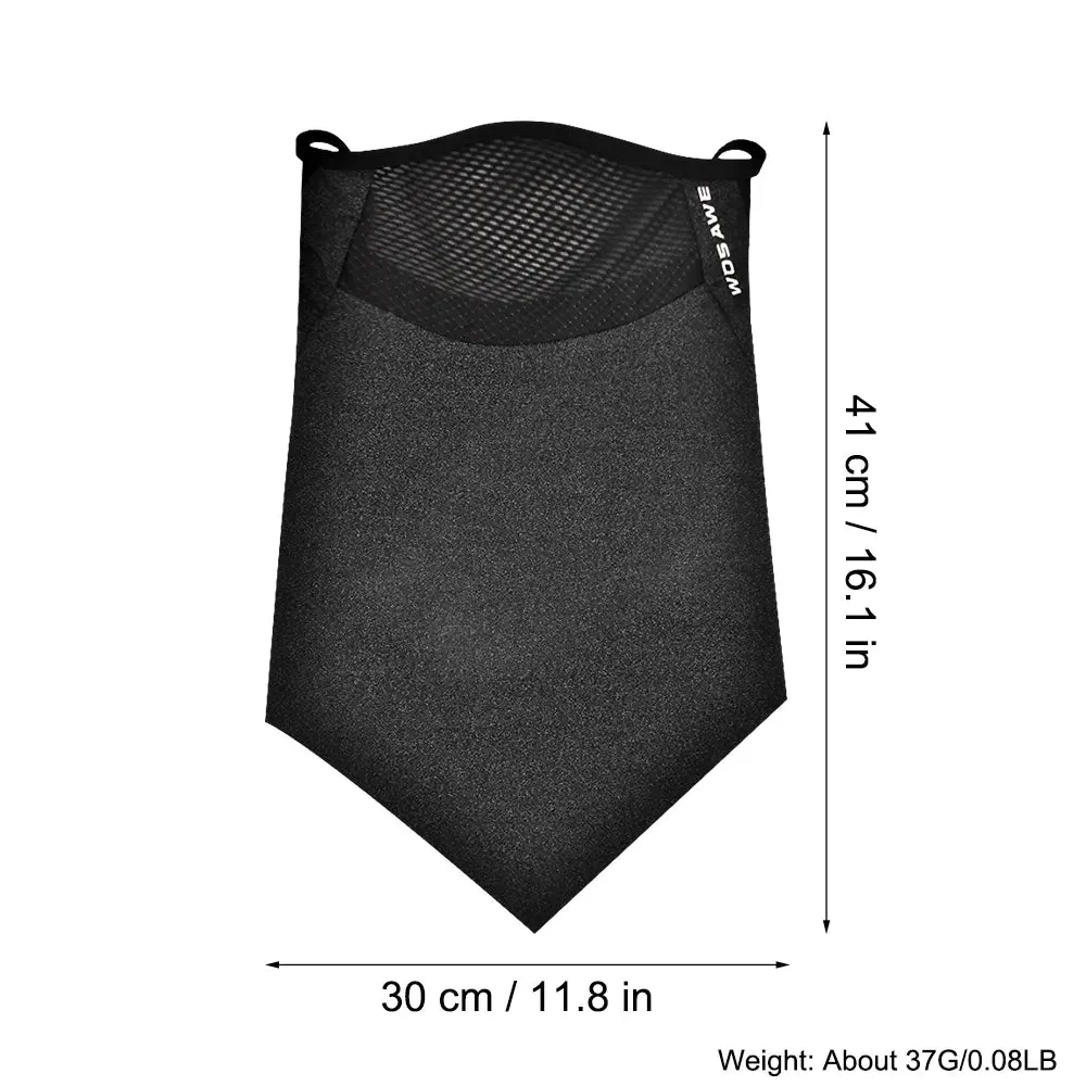 Cycling Bandana Triangle Half Face Scarves Hanging Ear Ice Silk Neck Gaiter Cover Tube Mask Sport Hiking Huting Men Women