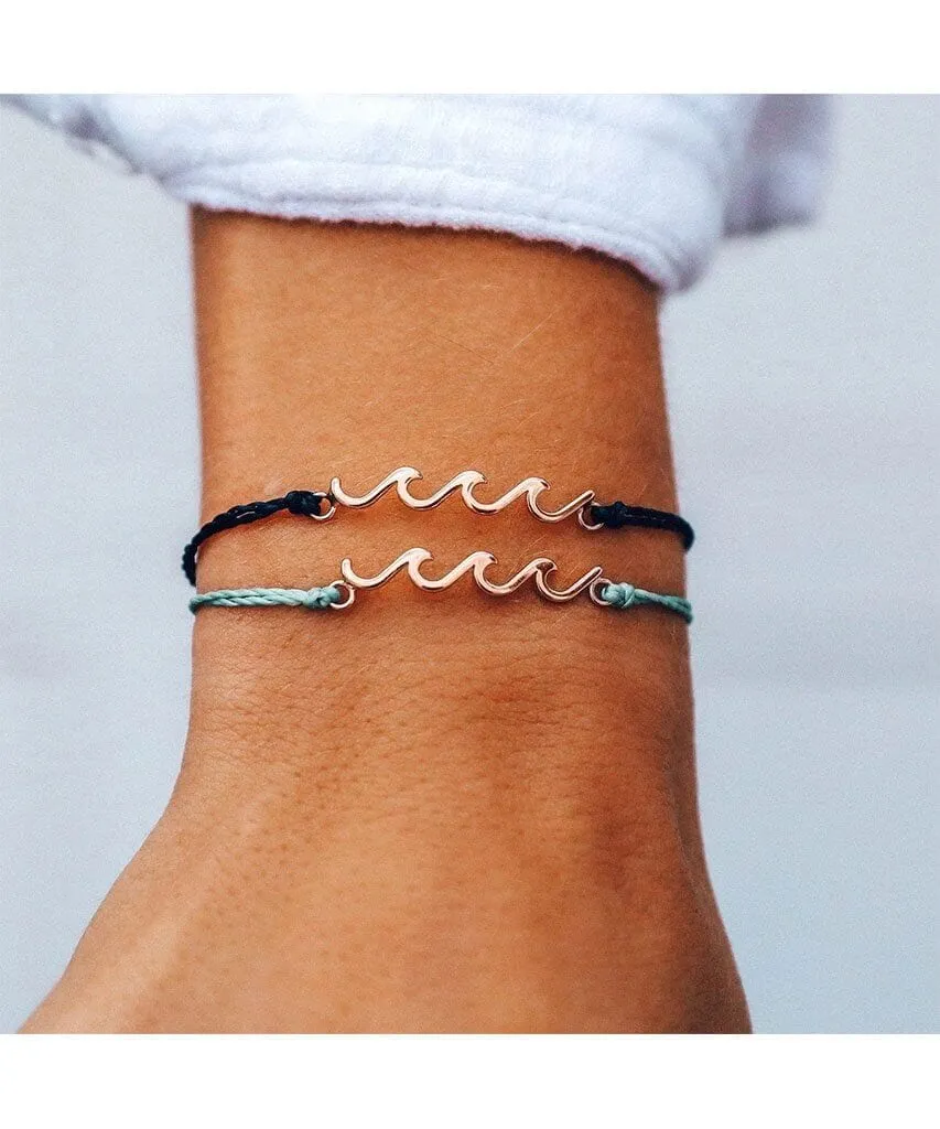 Delicate Wave Bracelet Silver