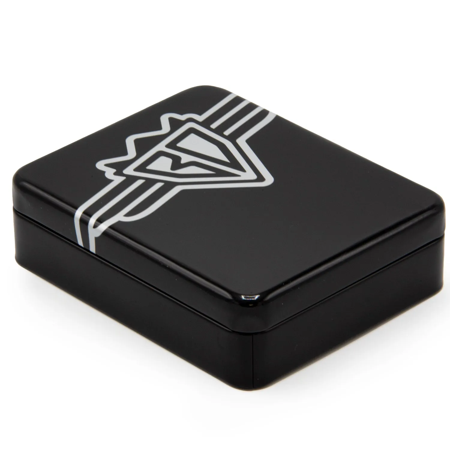 Display Box - Wallet Tin with Tray - Buckle-Down BD Wings Logo Black/Gray