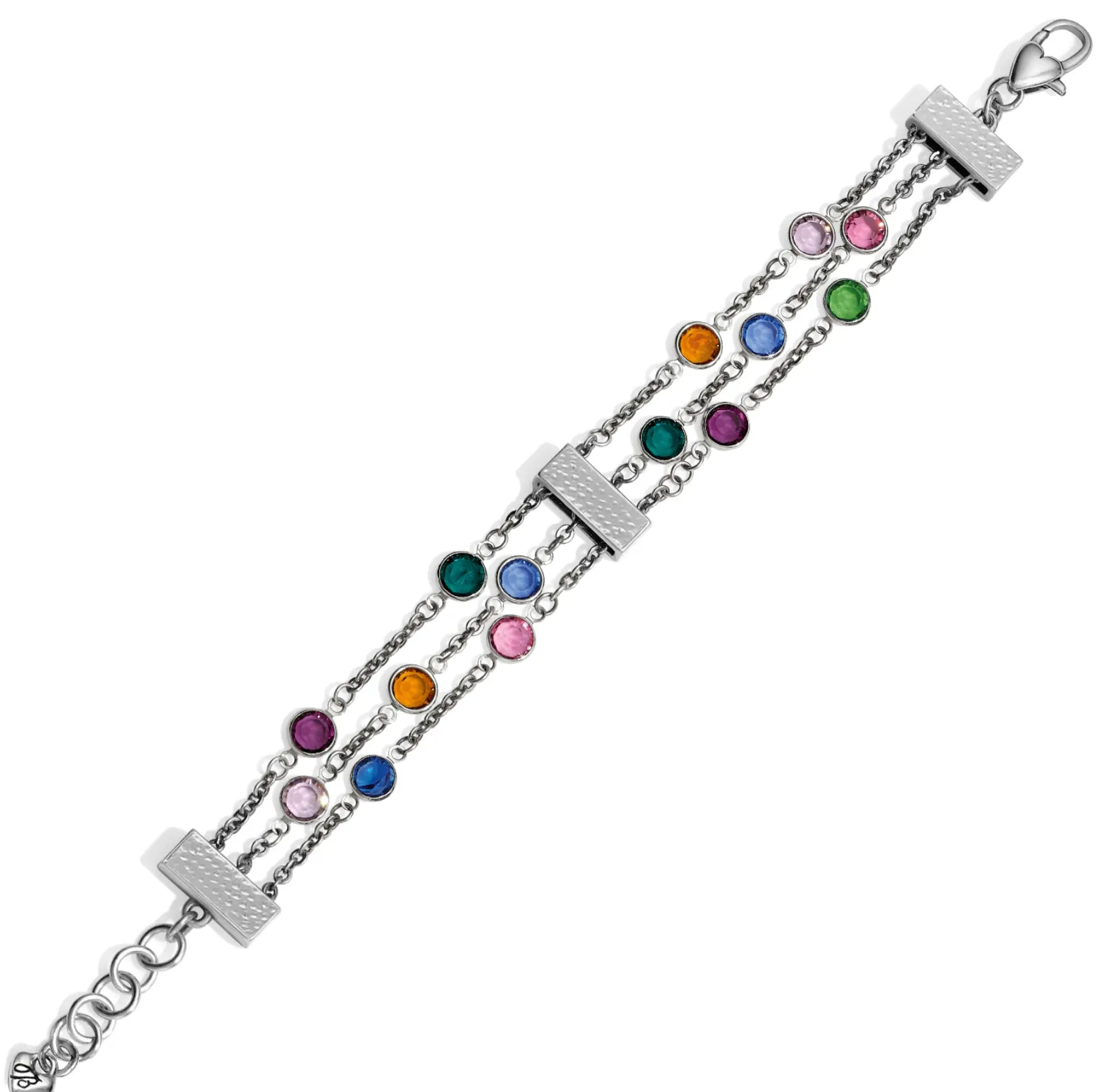 Elora Gems Triple Strand Bracelet