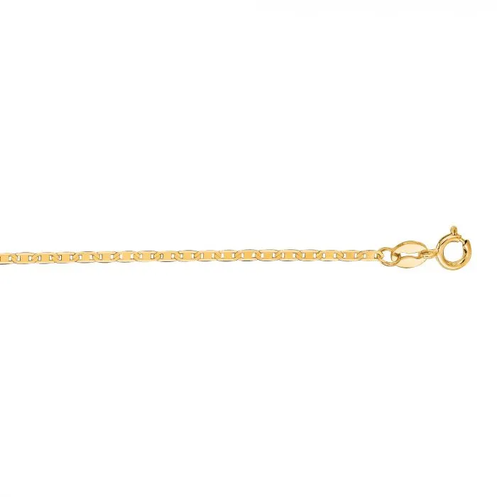 Flat Weave Delicate Chain Bracelet