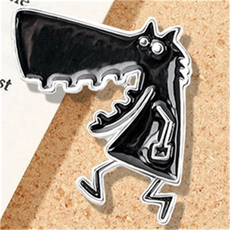 Funny Streetwear Color Block Alloy Unisex Brooches