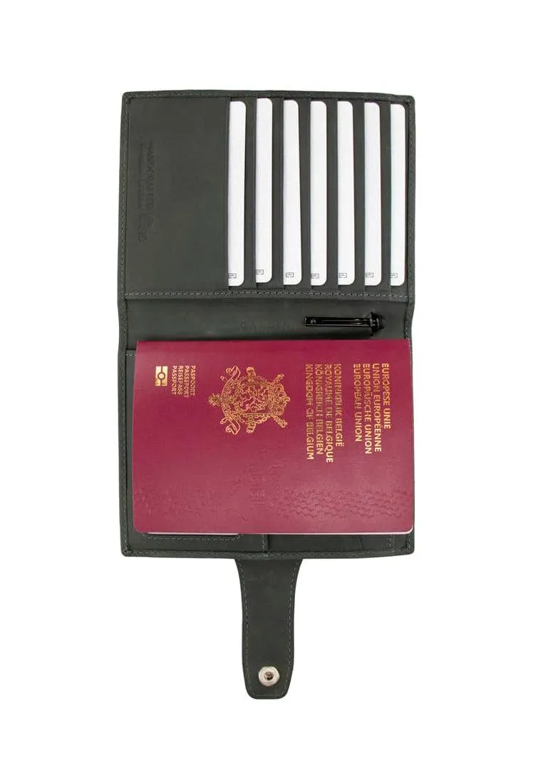 Garzini Passport Holder Airtag ID Window