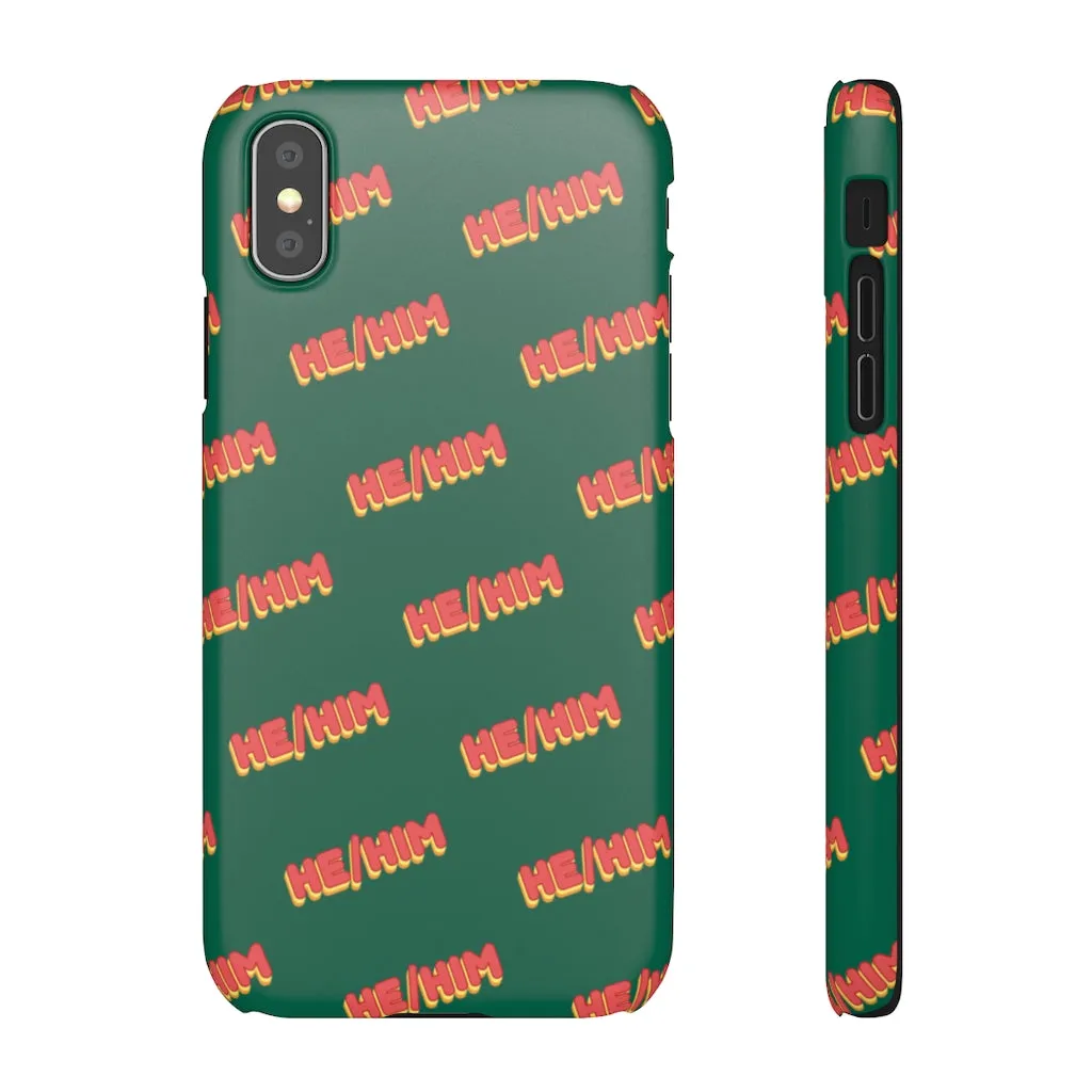 He/Him Phone Case For Apple & Samsung