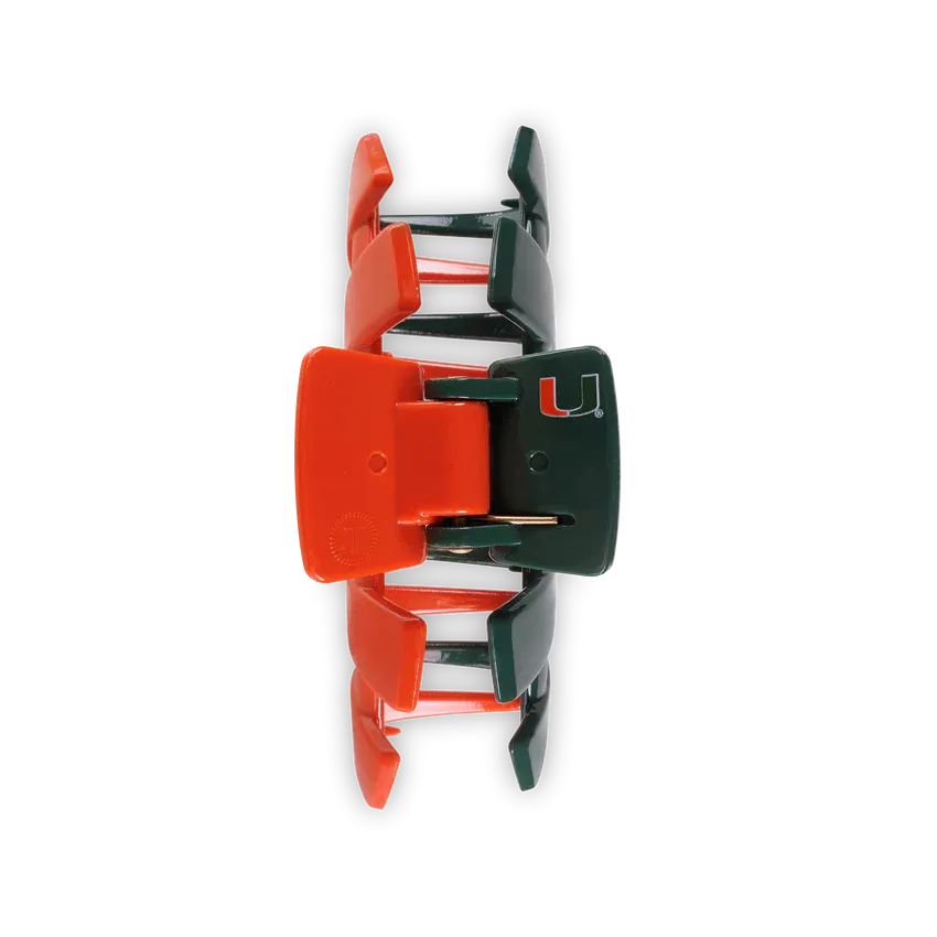 Large Teleties Claw Clip - University of Miami