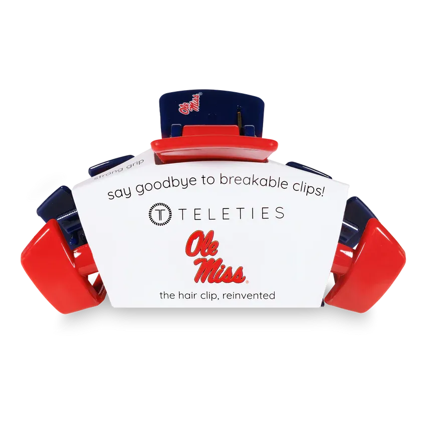 Large Teleties Claw Clip - University of Mississippi