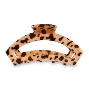 Large Teleties Open Claw Clip - Blonde Tortoise