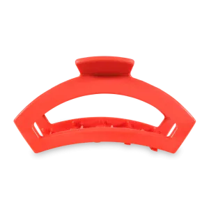 Large Teleties Open Claw Clip - Coral