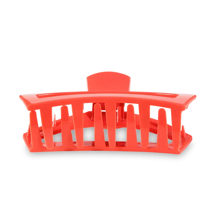 Large Teleties Open Claw Clip - Coral