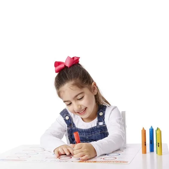 Learning Mat Crayons