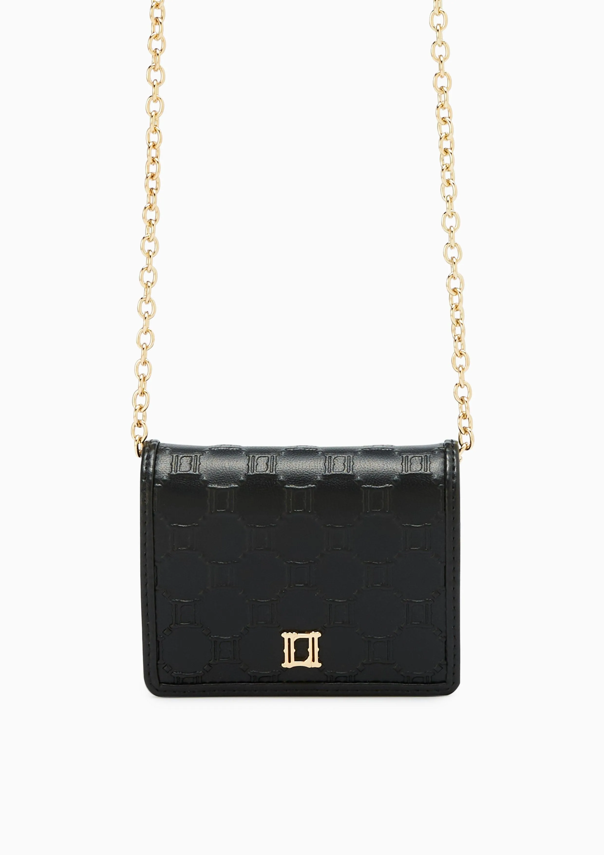 Letitita Short Wallet On Chain Black