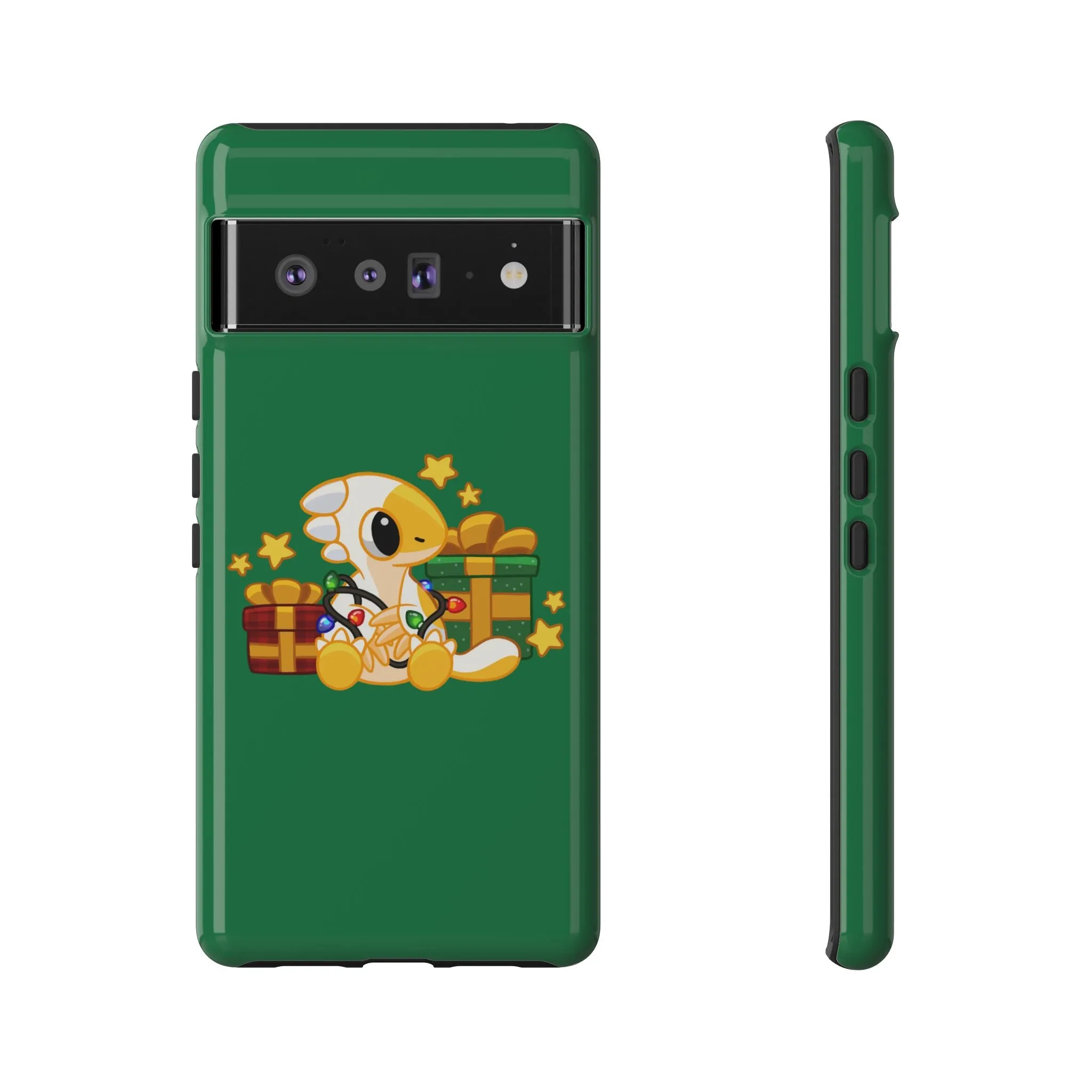 Limited Edition Scramble the Therizinosaurus Plushie Art - Phone Case