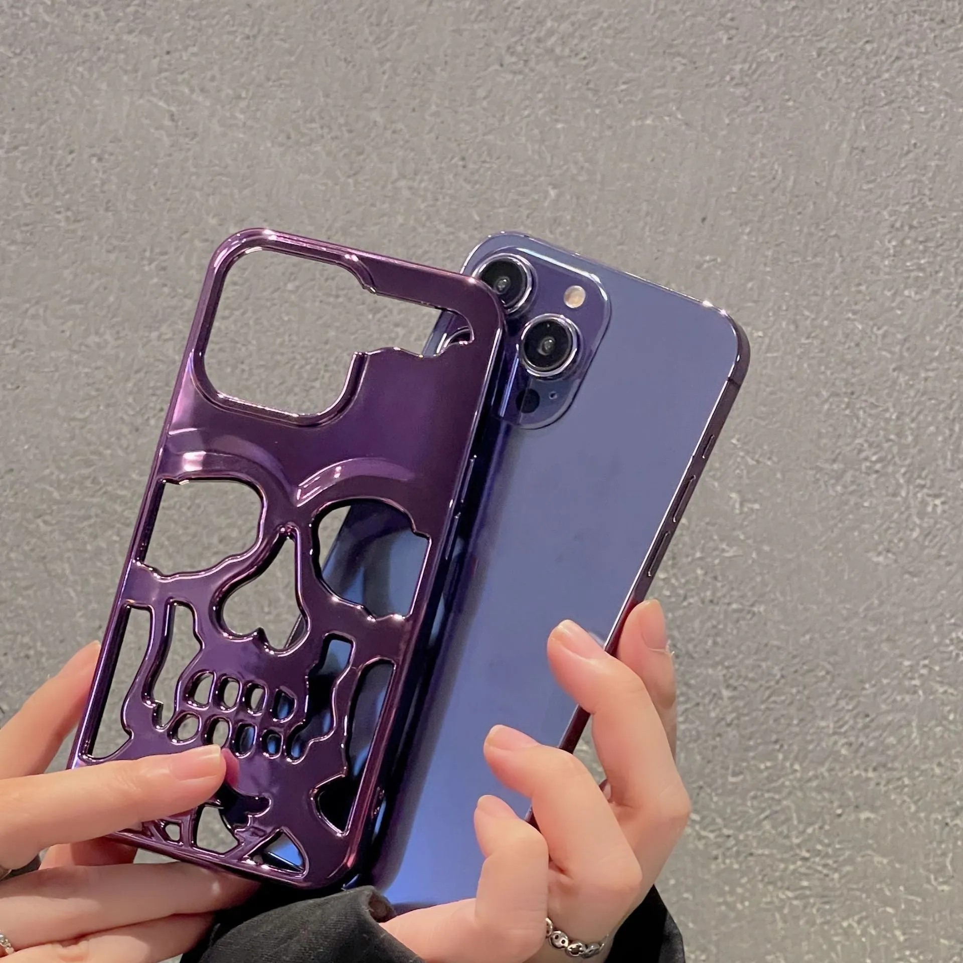 Luxury 3D Skull Phone Case