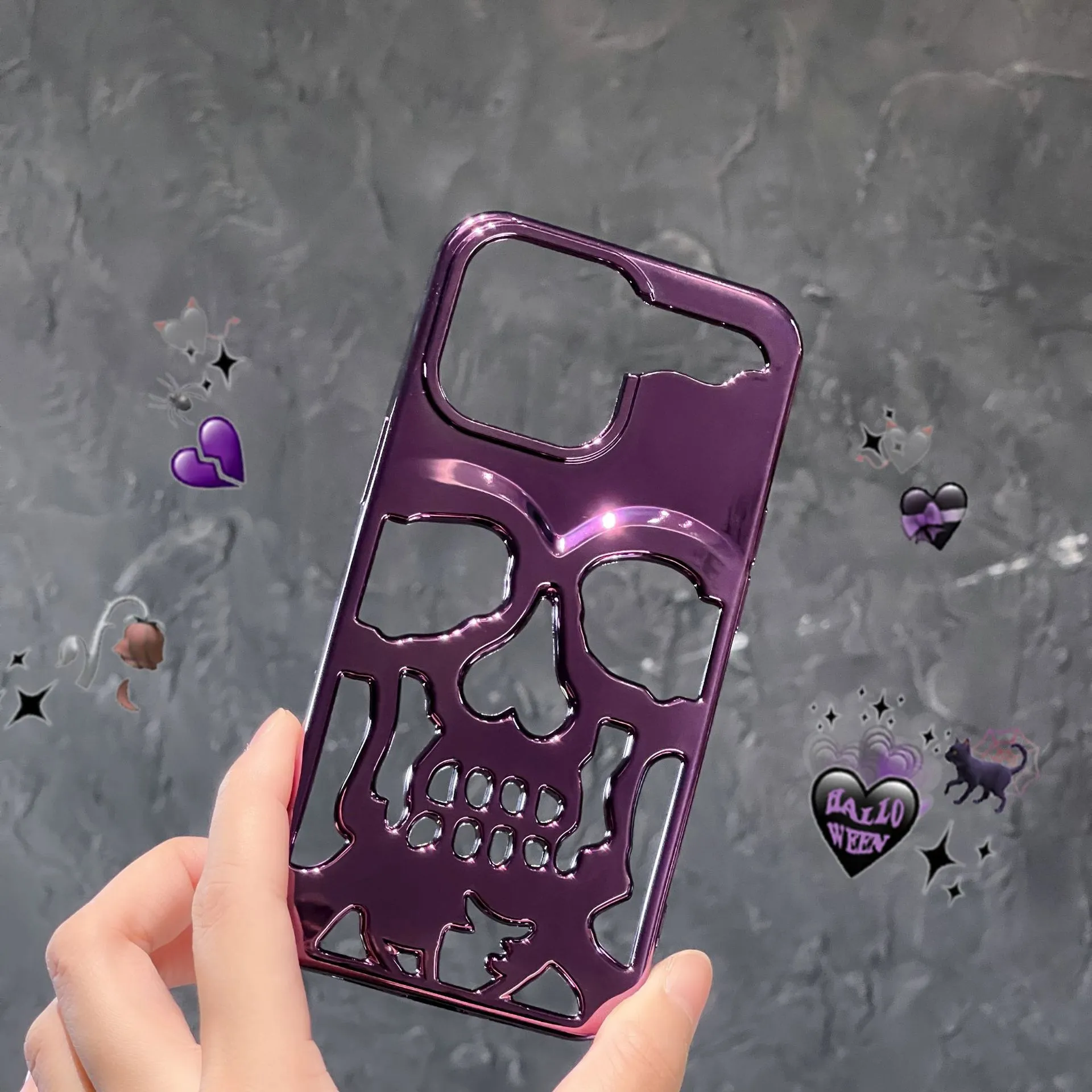 Luxury 3D Skull Phone Case