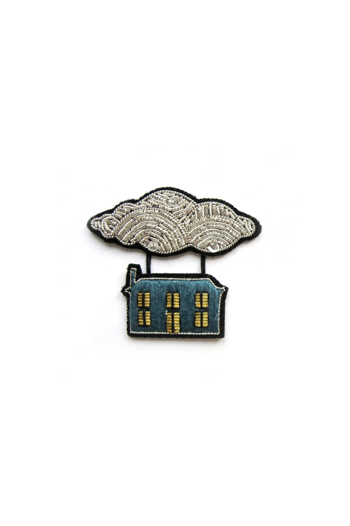 Magritte House Brooch