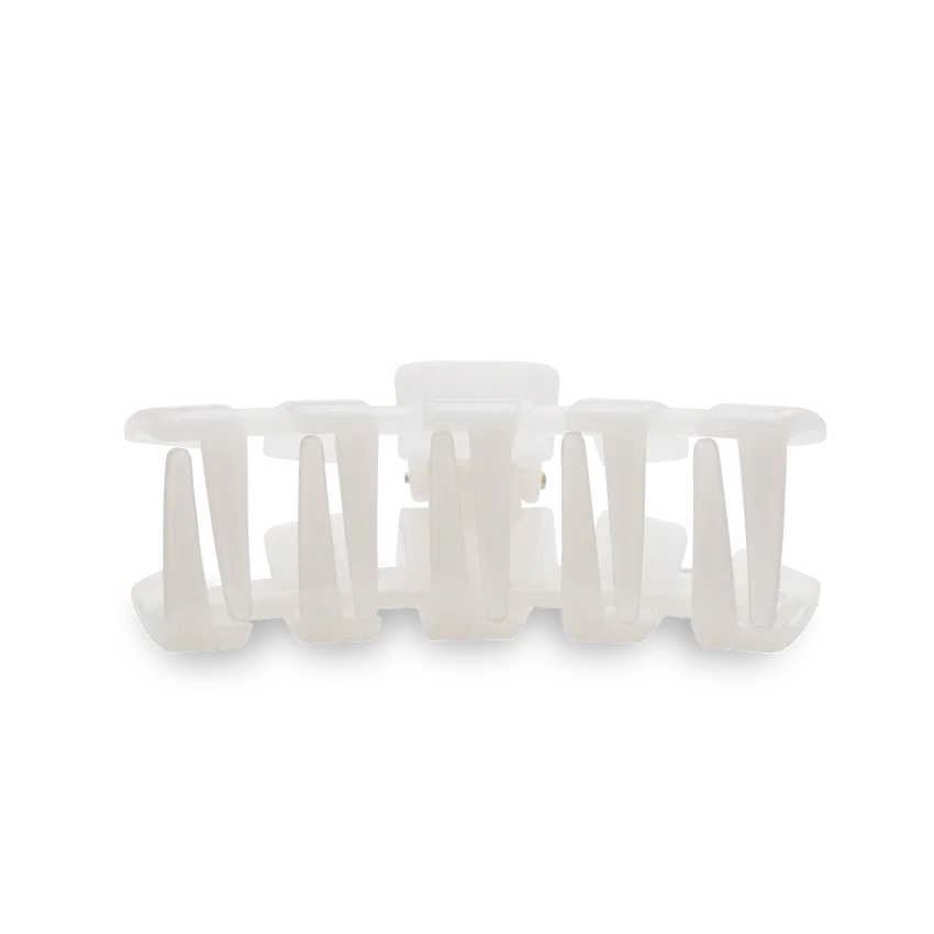 Medium Teleties Claw Clip - Coconut White