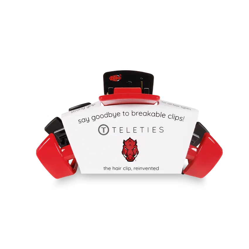 Medium Teleties Claw Clip - University of Arkansas