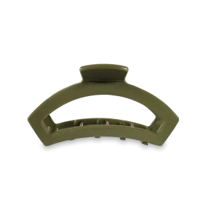 Medium Teleties Open Claw Clip - Olive