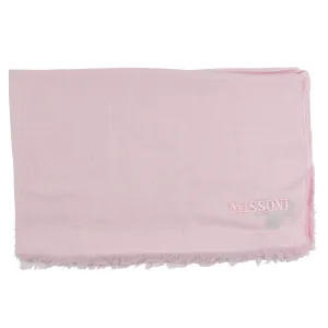 Missoni Scarf Pink - Lightweight Alpaca Silk Designer Shawl FINAL SALE