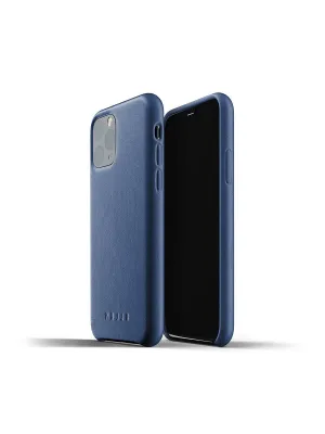 Mujjo Full Leather Case for iPhone 11 Pro Monaco Blue