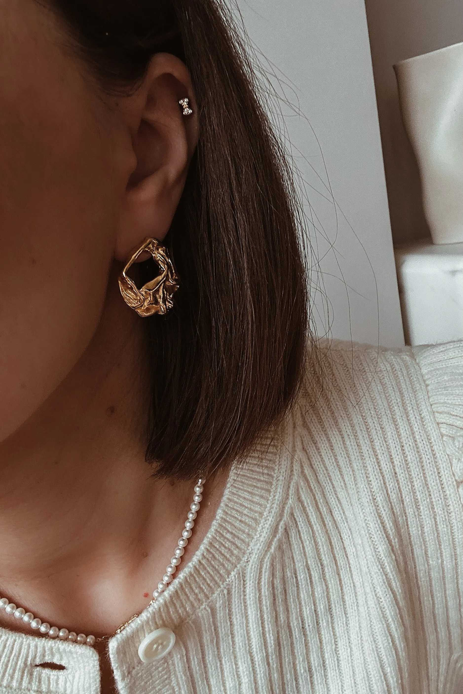 Organic Statement Earrings