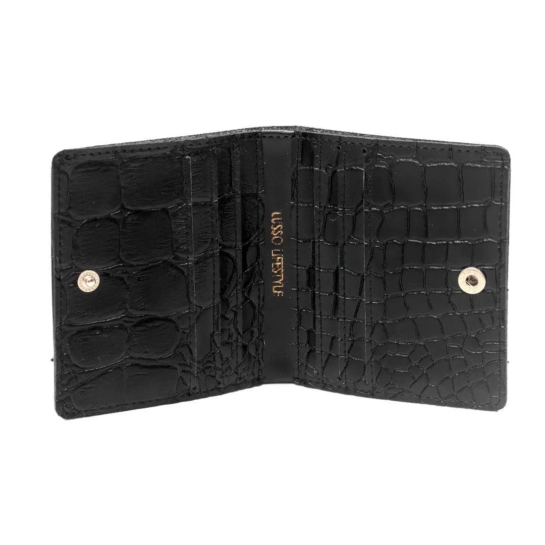 PLATO BLACK | Compact Wallet